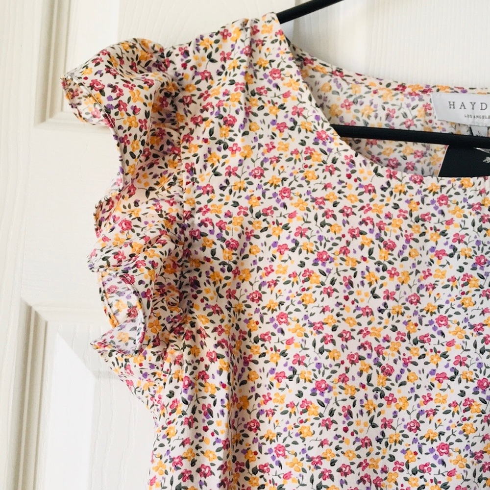 Hayden Floral Ruffle Dress - Multicolor - Picture 2 of 7